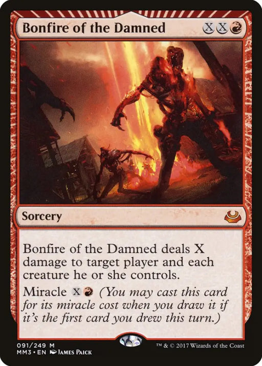 Bonfire of the Damned [Modern Masters 2017] - MTG Single