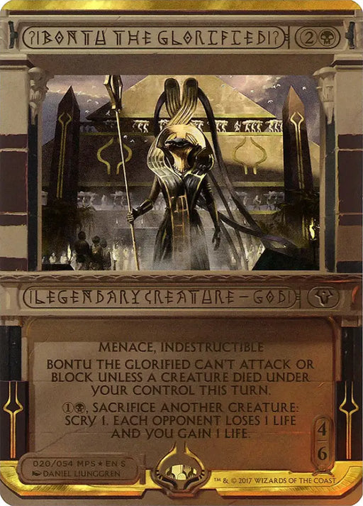 Bontu the Glorified (Invocation) [Amonkhet Invocations] - MTG Single