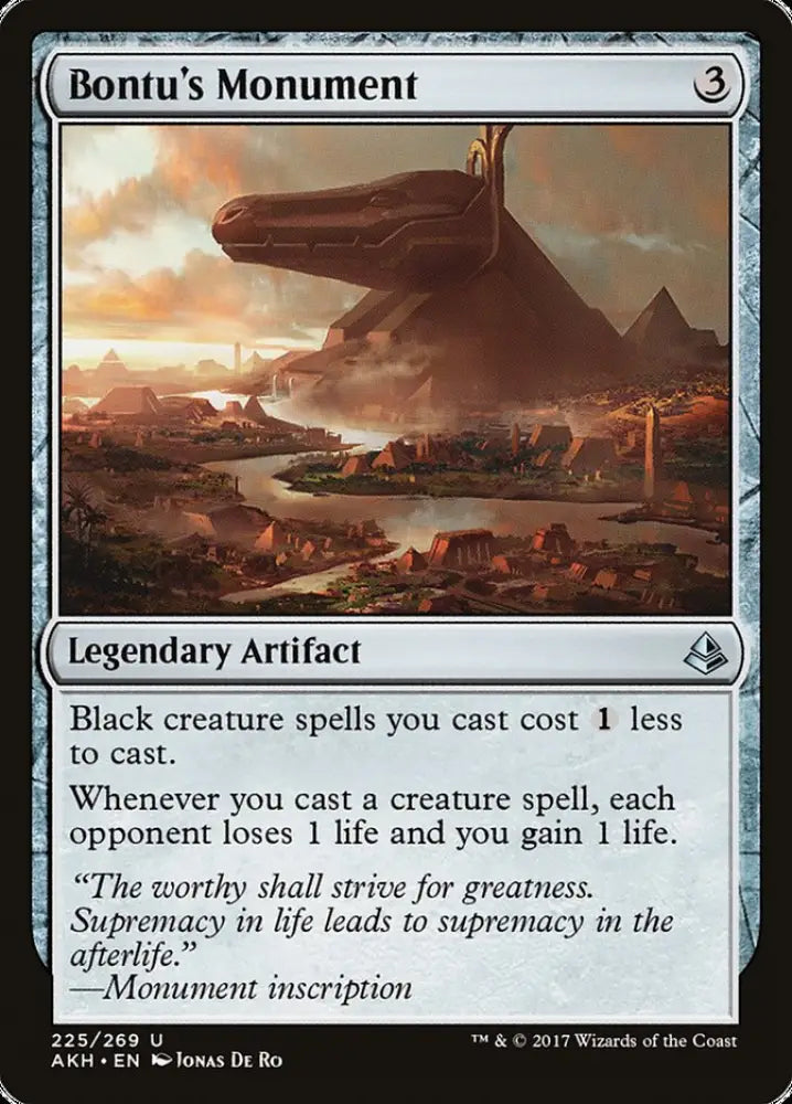 Bontu’s Monument [Amonkhet] - MTG Single