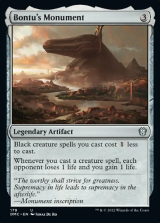 Bontu’s Monument [Dominaria United Commander] - MTG Single