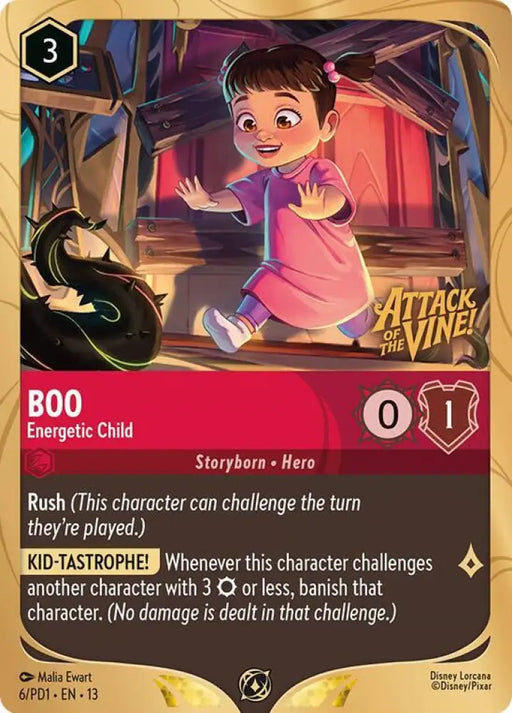 Boo - Energetic Child (6) [Disney Lorcana Promo Cards]