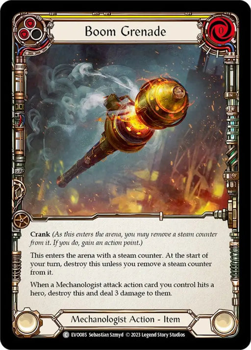 Boom Grenade (Yellow) [Bright Lights] - Flesh And Blood Single