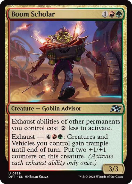 Boom Scholar [Aetherdrift] - MTG Single