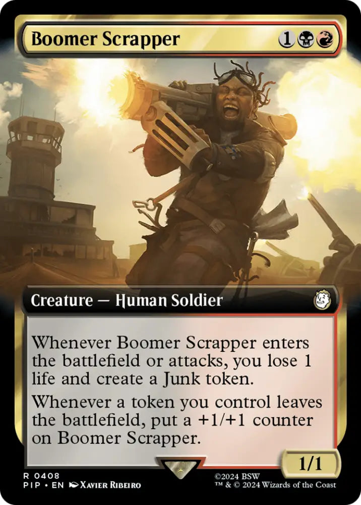 Boomer Scrapper (Extended Art) [Fallout] - MTG Single