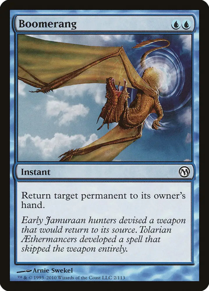 Boomerang [Duels of the Planeswalkers] - MTG Single