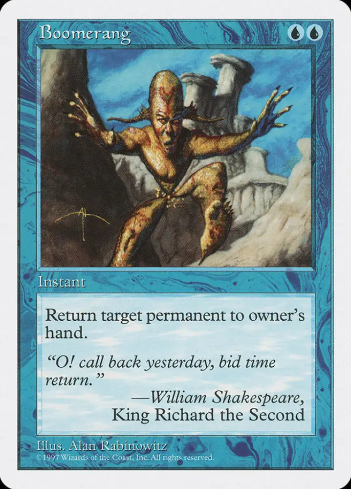 Boomerang [Fifth Edition] - MTG Single