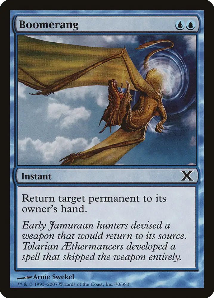 Boomerang [Tenth Edition] - MTG Single