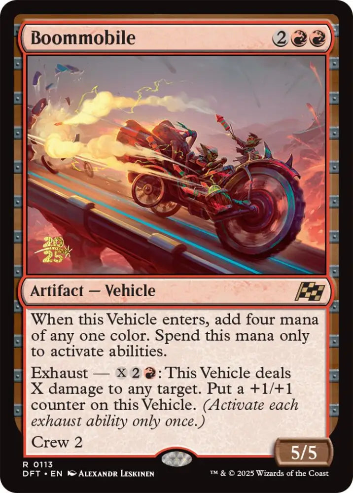 Boommobile [Aetherdrift Prerelease Promos] - MTG Single