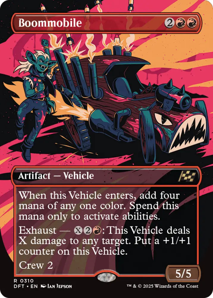 Boommobile (Borderless) [Aetherdrift] - MTG Single