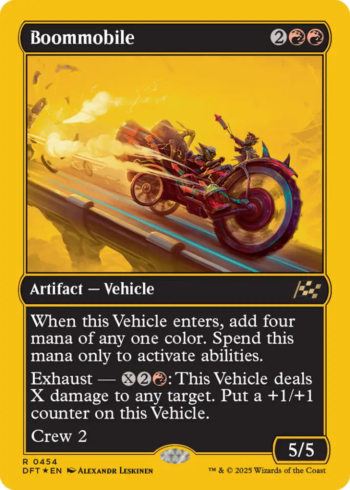 Boommobile (First-Place Foil) [Aetherdrift] - MTG Single