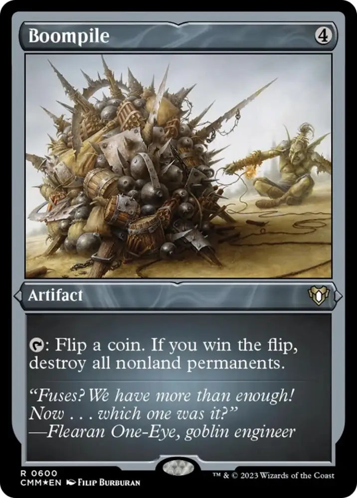Boompile (Foil Etched) [Commander Masters] - MTG Single