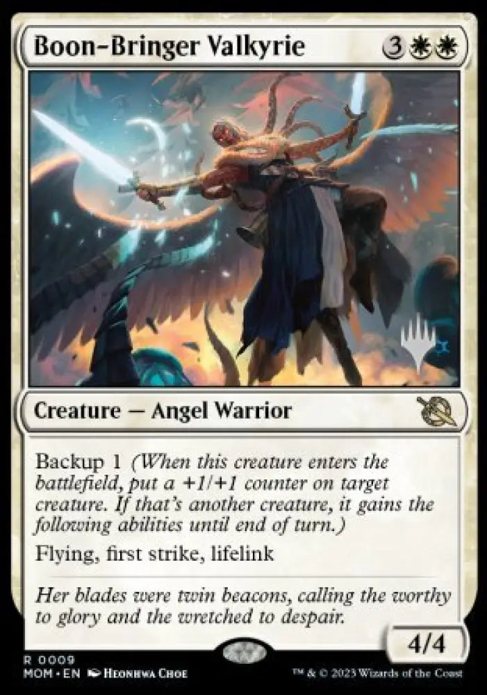 Boon-Bringer Valkyrie (Promo Pack) [March of the Machine Promos] - MTG Single