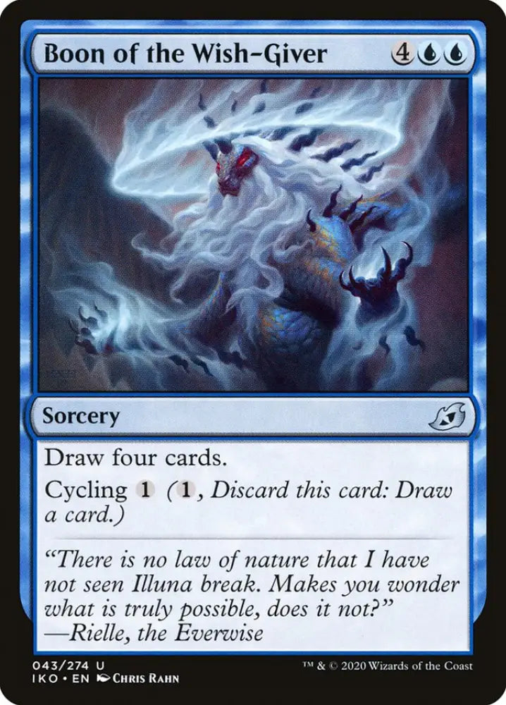 Boon of the Wish-Giver [Ikoria: Lair of Behemoths] - MTG Single
