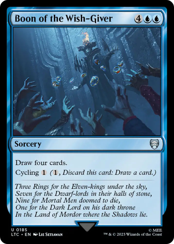Boon of the Wish-Giver [The Lord of the Rings: Tales of Middle-Earth Commander] - MTG Single