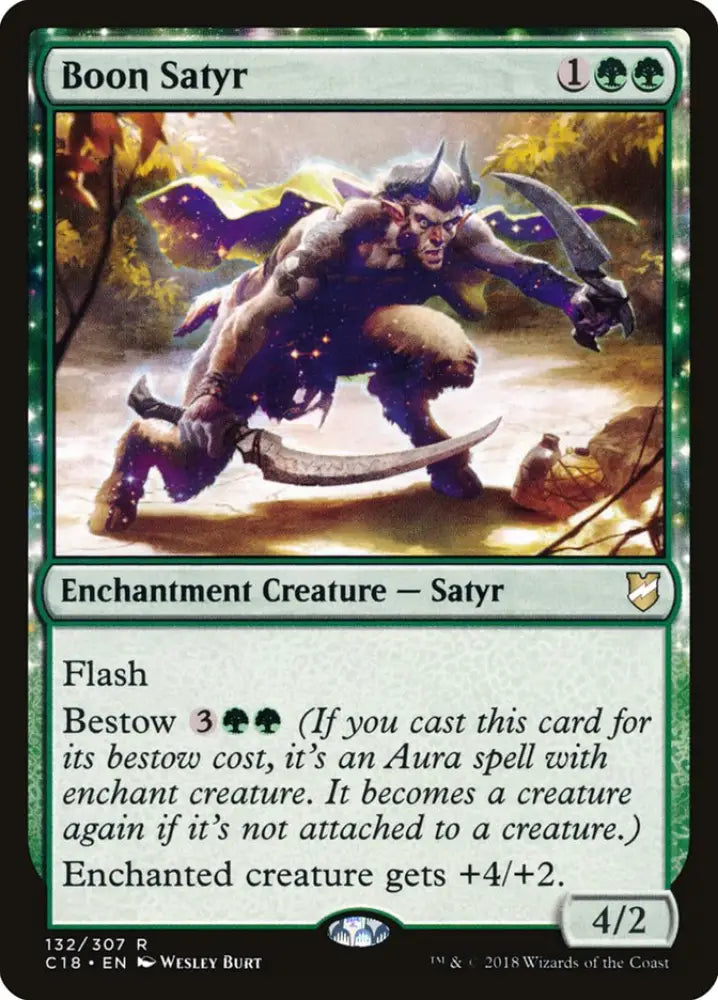 Boon Satyr [Commander 2018] - MTG Single