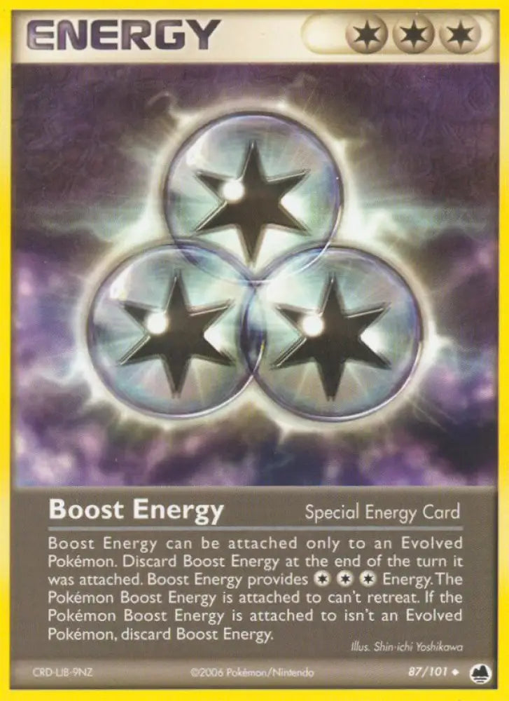 Boost Energy (87/101) [EX: Dragon Frontiers] - Pokemon Single