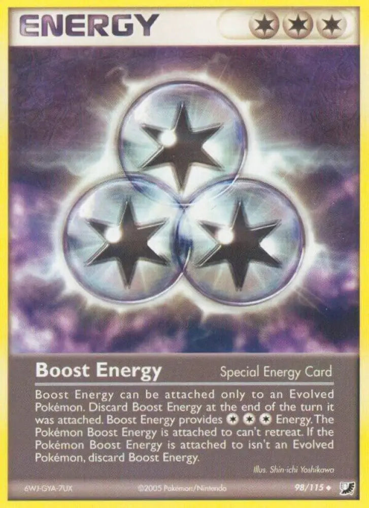 Boost Energy (98/115) [EX Unseen Forces]