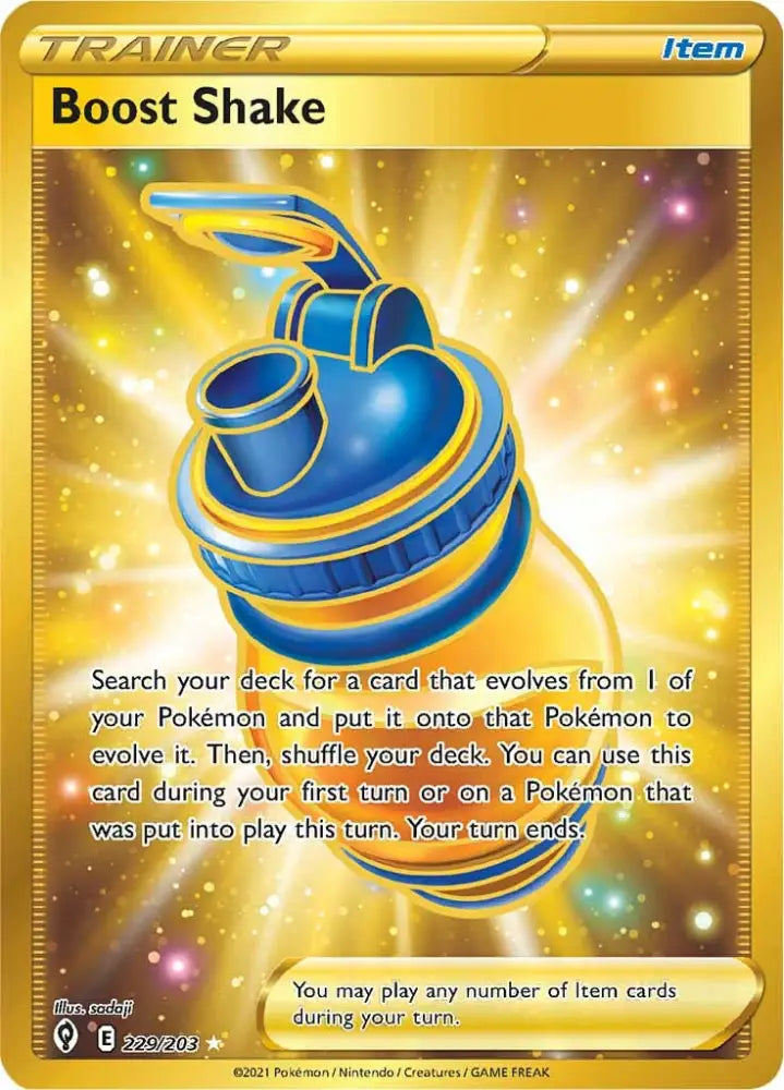 Boost Shake (229/203) [Sword & Shield: Evolving Skies] - Pokemon Single