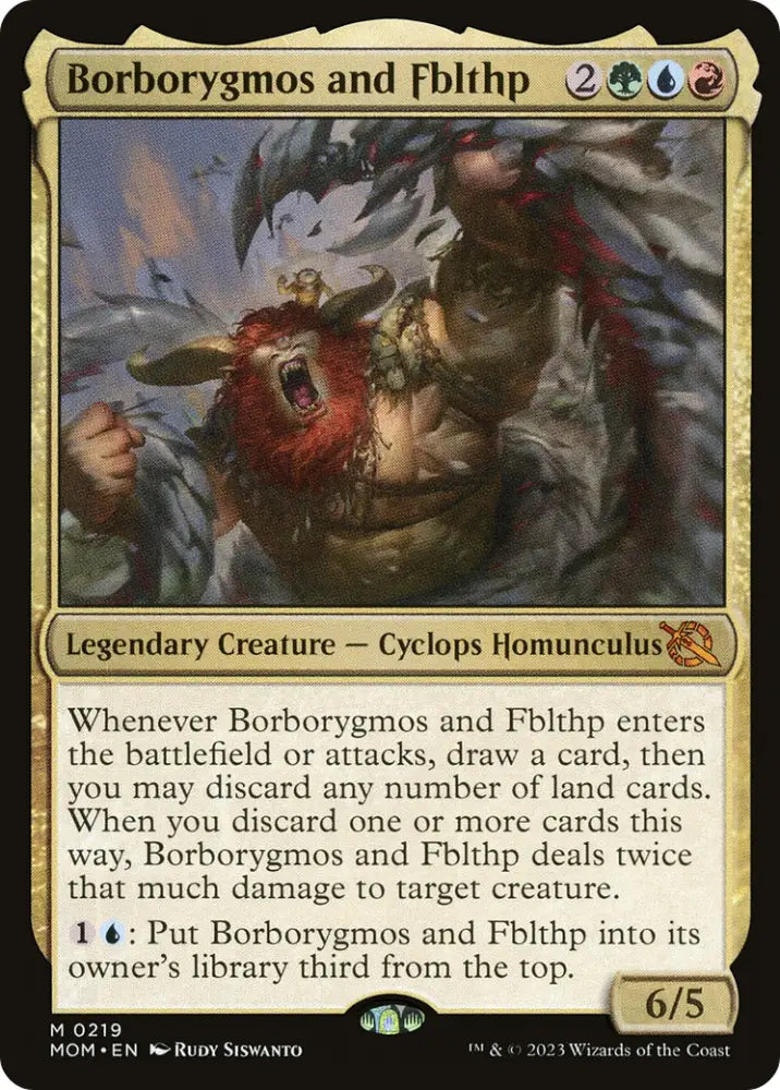 Borborygmos and Fblthp [March of the Machine] - MTG Single