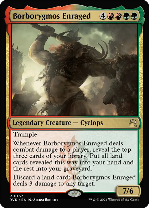 Borborygmos Enraged [Ravnica Remastered] - MTG Single