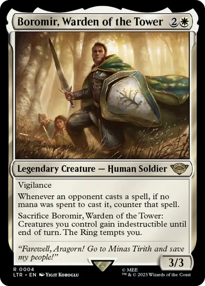 Boromir Warden of the Tower [The Lord of the Rings: Tales of Middle-Earth] - MTG Single