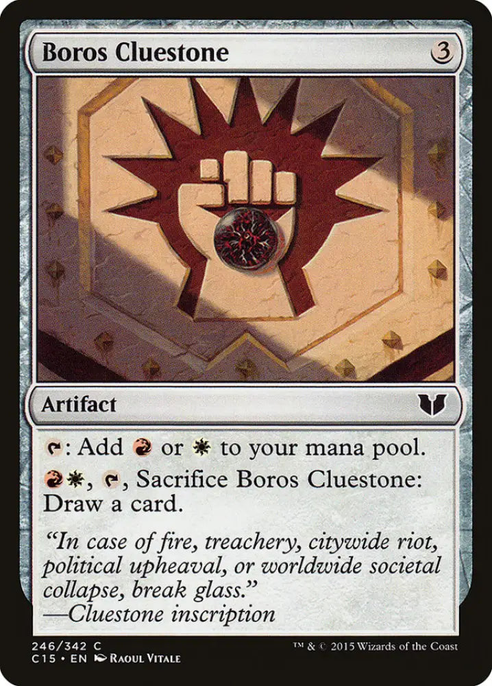 Boros Cluestone [Commander 2015] - MTG Single