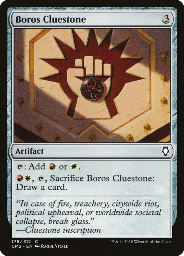 Boros Cluestone [Commander Anthology Volume II] - MTG Single