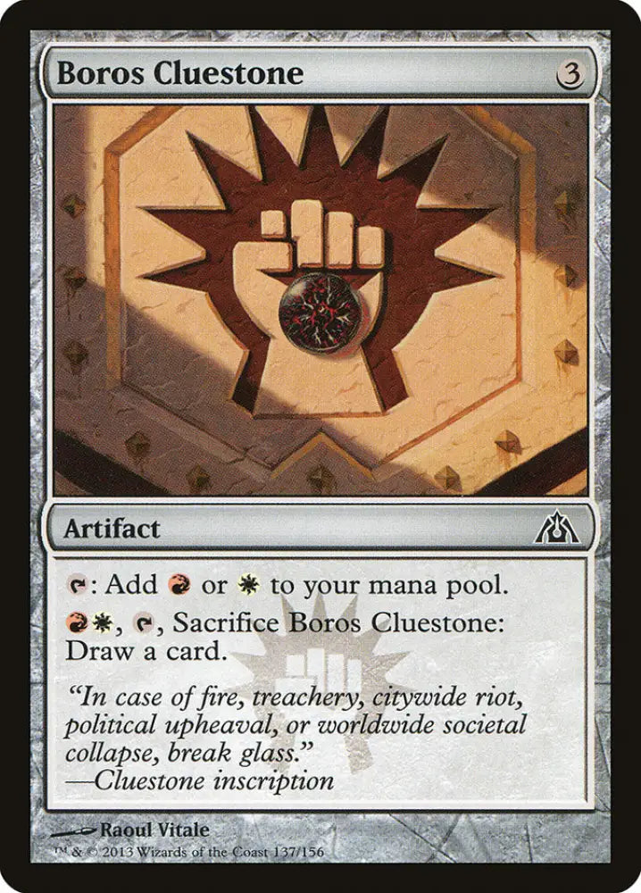 Boros Cluestone [Dragon’s Maze] - MTG Single