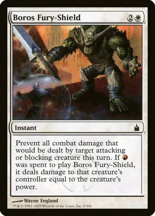 Boros Fury-Shield [Ravnica: City of Guilds] - MTG Single