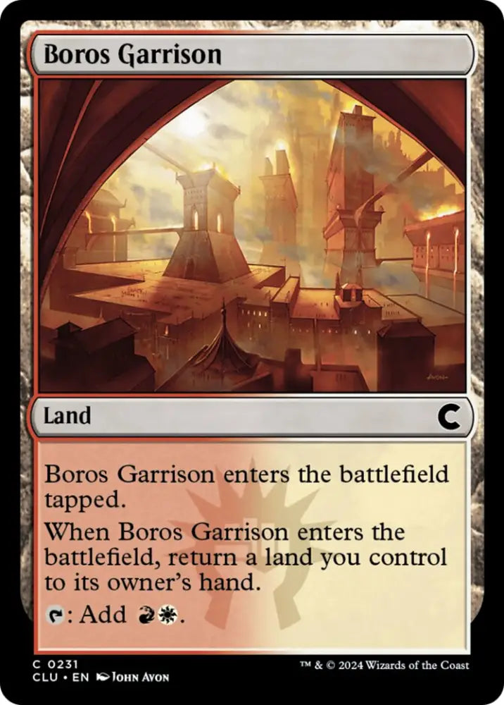 Boros Garrison [Ravnica: Clue Edition] - MTG Single