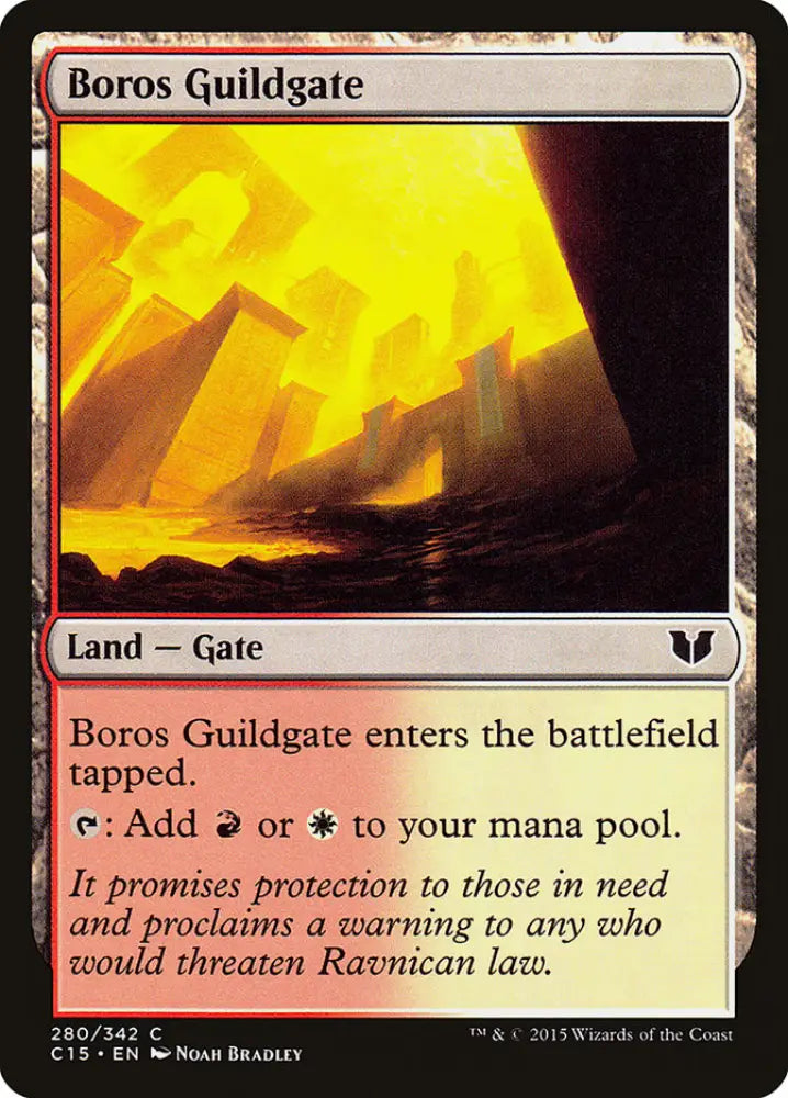 Boros Guildgate [Commander 2015] - MTG Single