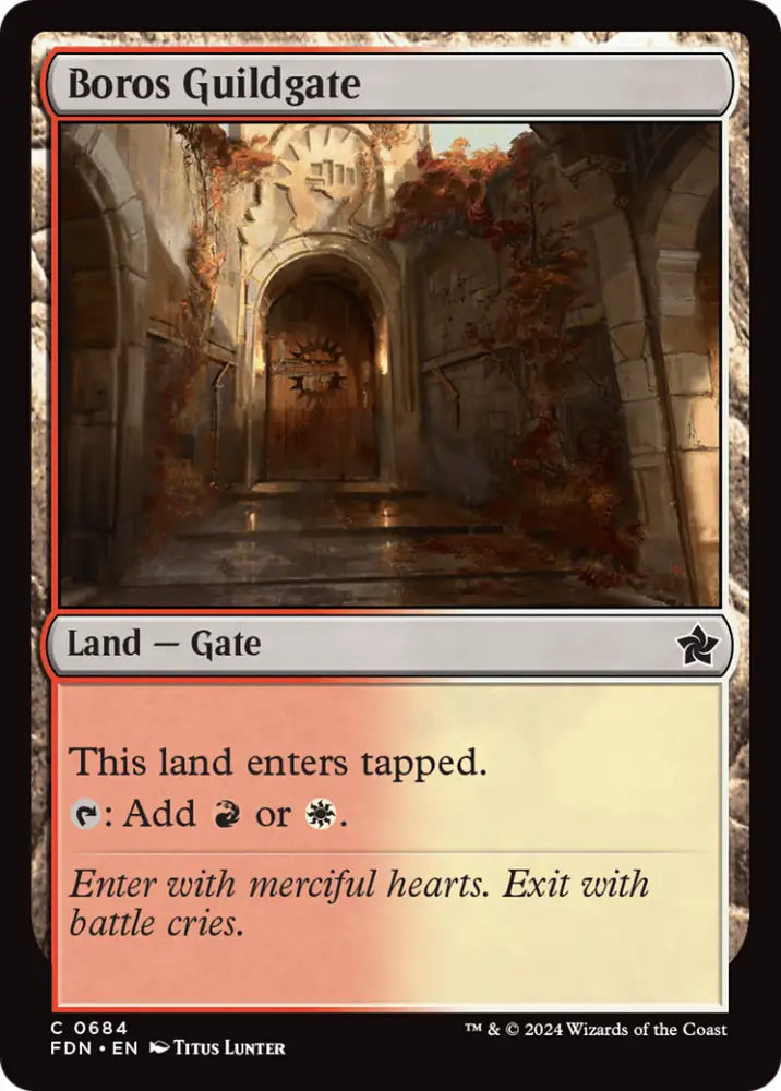 Boros Guildgate [Foundations] - MTG Single