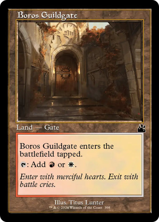 Boros Guildgate (Retro Frame) [Ravnica Remastered] - MTG Single