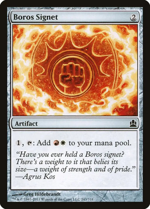 Boros Signet [Commander 2011] - MTG Single