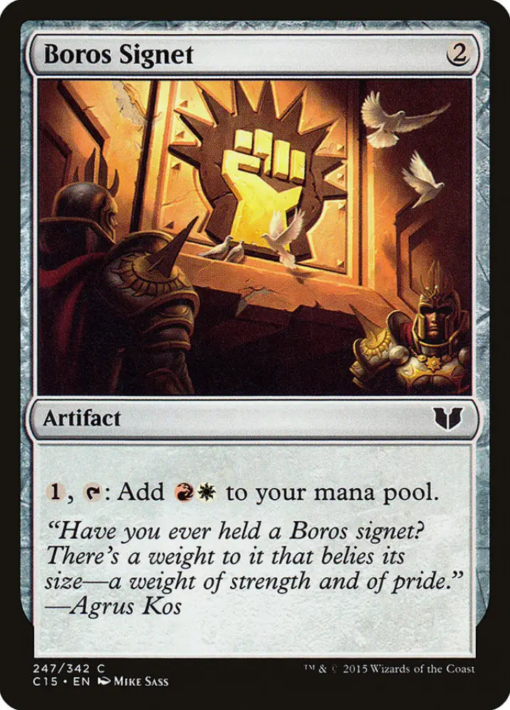 Boros Signet [Commander 2015] - MTG Single