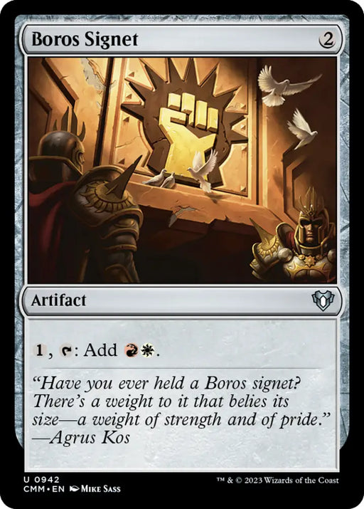 Boros Signet [Commander Masters] - MTG Single