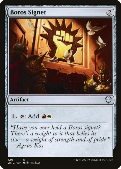 Boros Signet [Phyrexia: All Will Be One Commander] - MTG Single