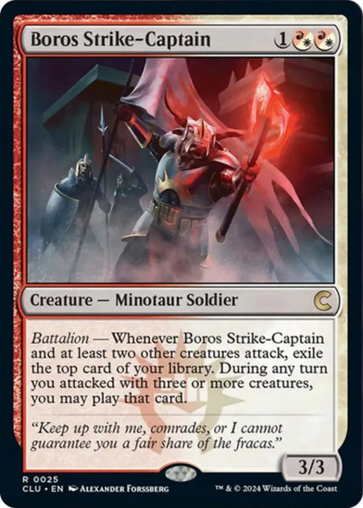 Boros Strike-Captain [Ravnica: Clue Edition] - MTG Single