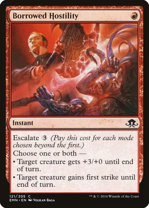 Borrowed Hostility [Eldritch Moon] - MTG Single