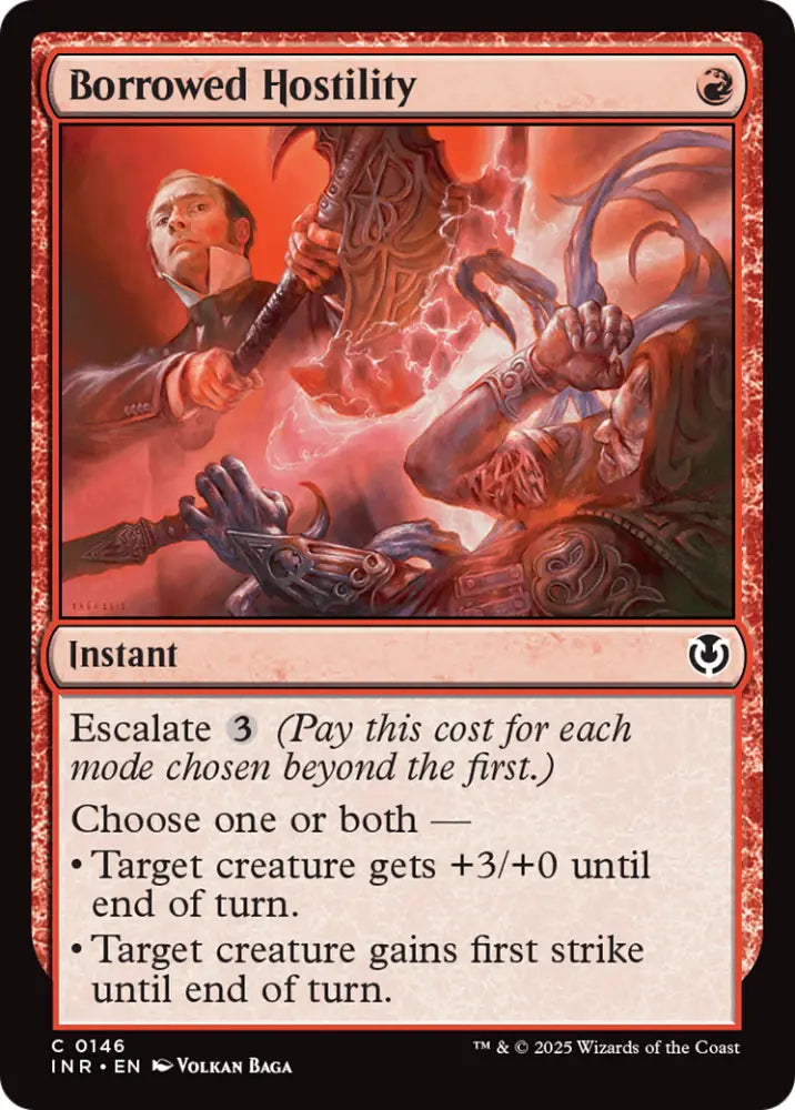 Borrowed Hostility [Innistrad Remastered] - MTG Single