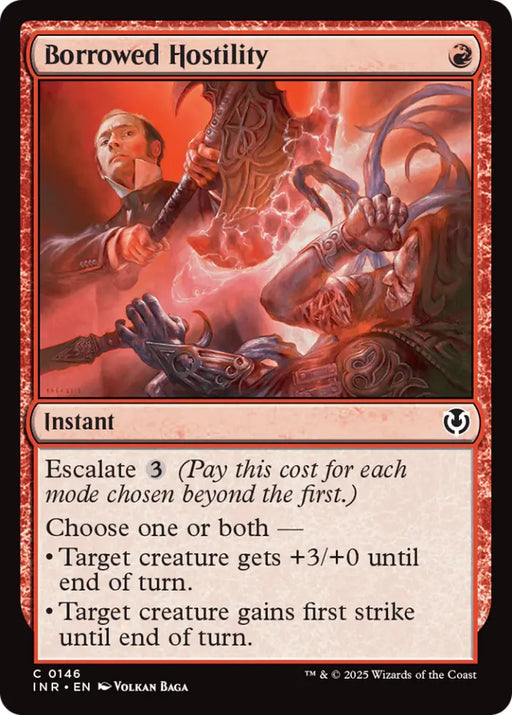 Borrowed Hostility [Innistrad Remastered] - MTG Single