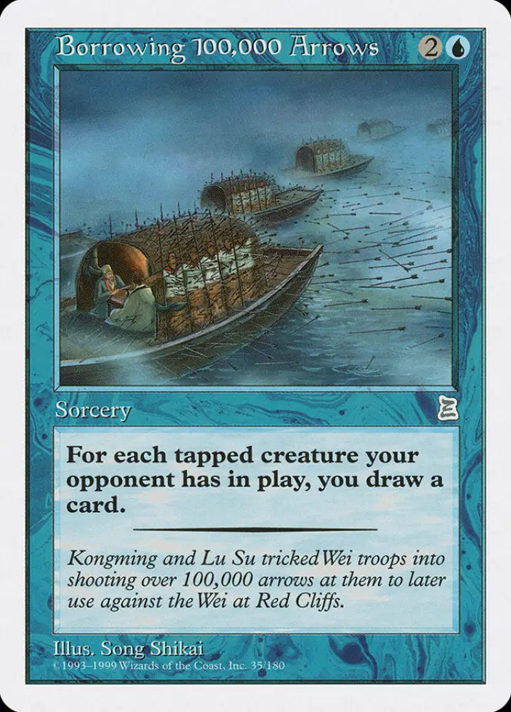 Borrowing 100,000 Arrows [Portal Three Kingdoms] - MTG Single