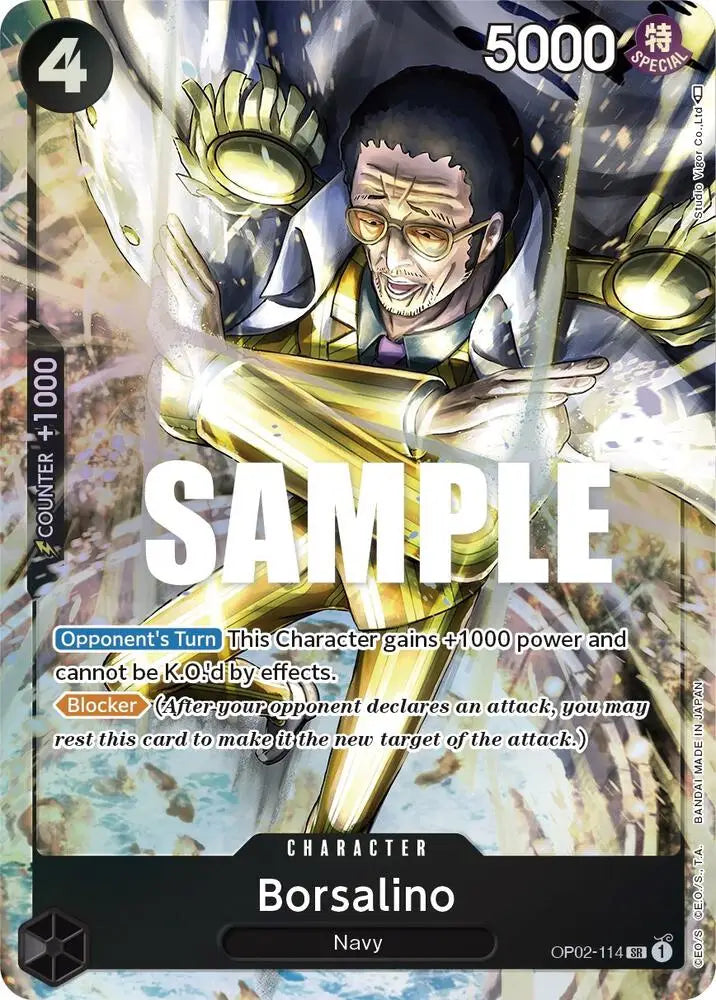 Borsalino (Alternate Art) (OP02-114) [Paramount War]