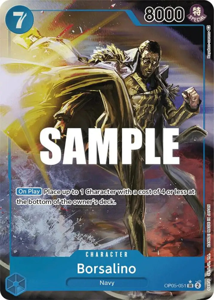 Borsalino (Alternate Art) (OP05-051) [Awakening of the New Era]