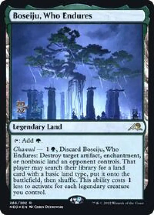 Boseiju, Who Endures (266) [Prerelease Cards]