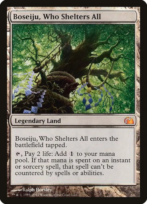 Boseiju Who Shelters All [From the Vault: Realms] - MTG Single