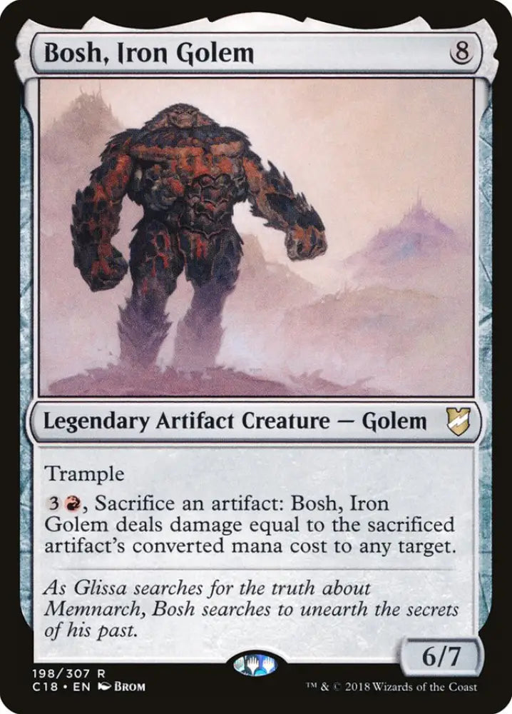 Bosh Iron Golem [Commander 2018] - MTG Single