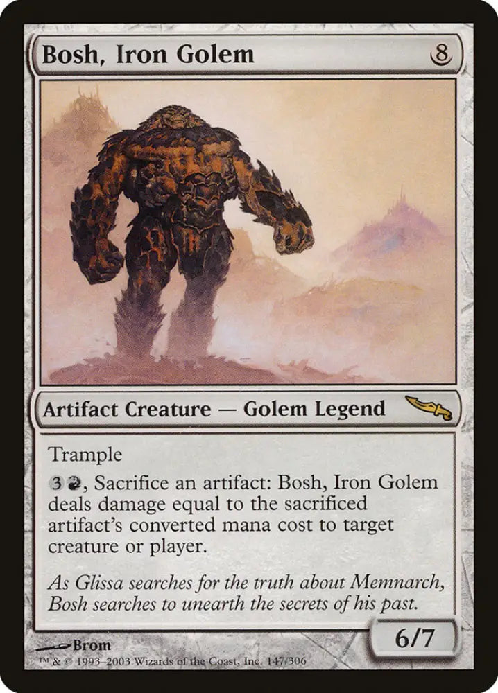 Bosh Iron Golem [Mirrodin] - MTG Single
