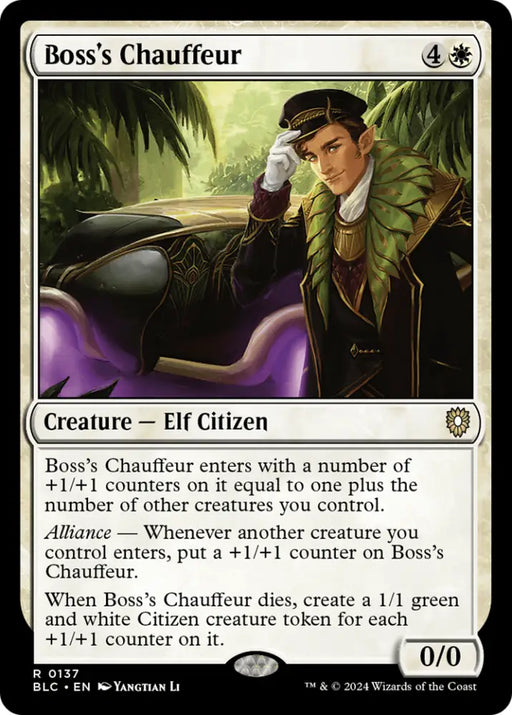 Boss’s Chauffeur [Bloomburrow Commander] - MTG Single