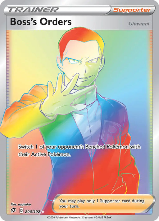 Boss’s Orders (200/192) [Sword & Shield: Rebel Clash] - Pokemon Single